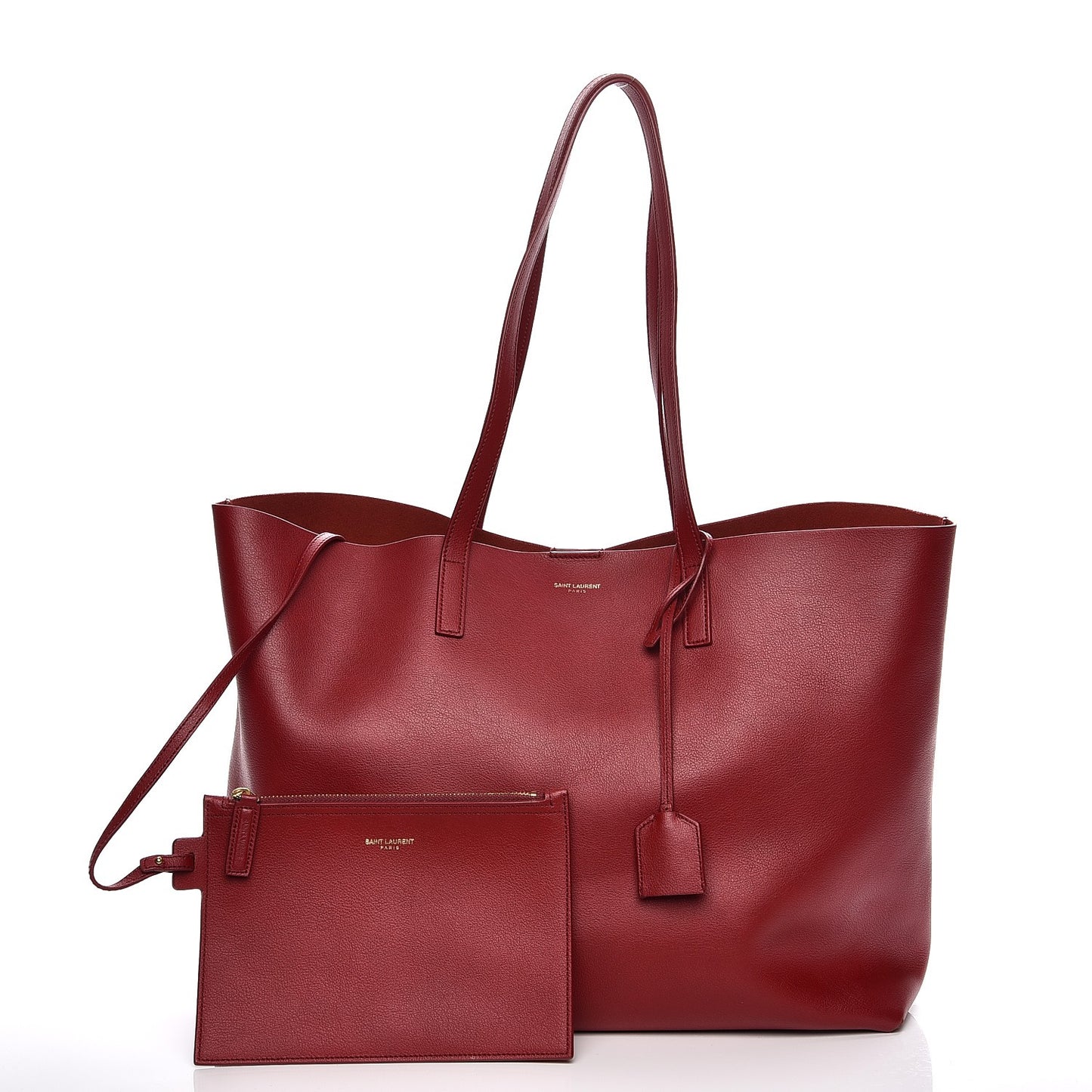 Calfskin Large Shopping Tote Palissandre