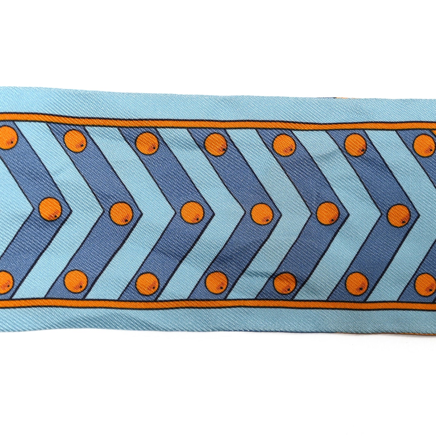 Silk Colliers Et Chiens Twilly Ciel Orange Gris Bleuete