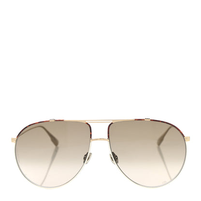 Christian Dior Metal Monsieur 1 Sunglasses Light Gold Havana 2 of 10