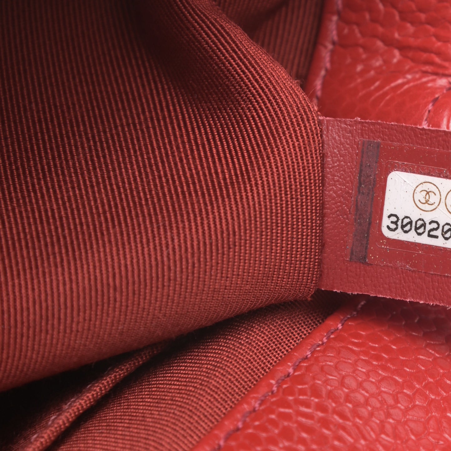 Caviar Quilted Mini Incognito Square Flap Red