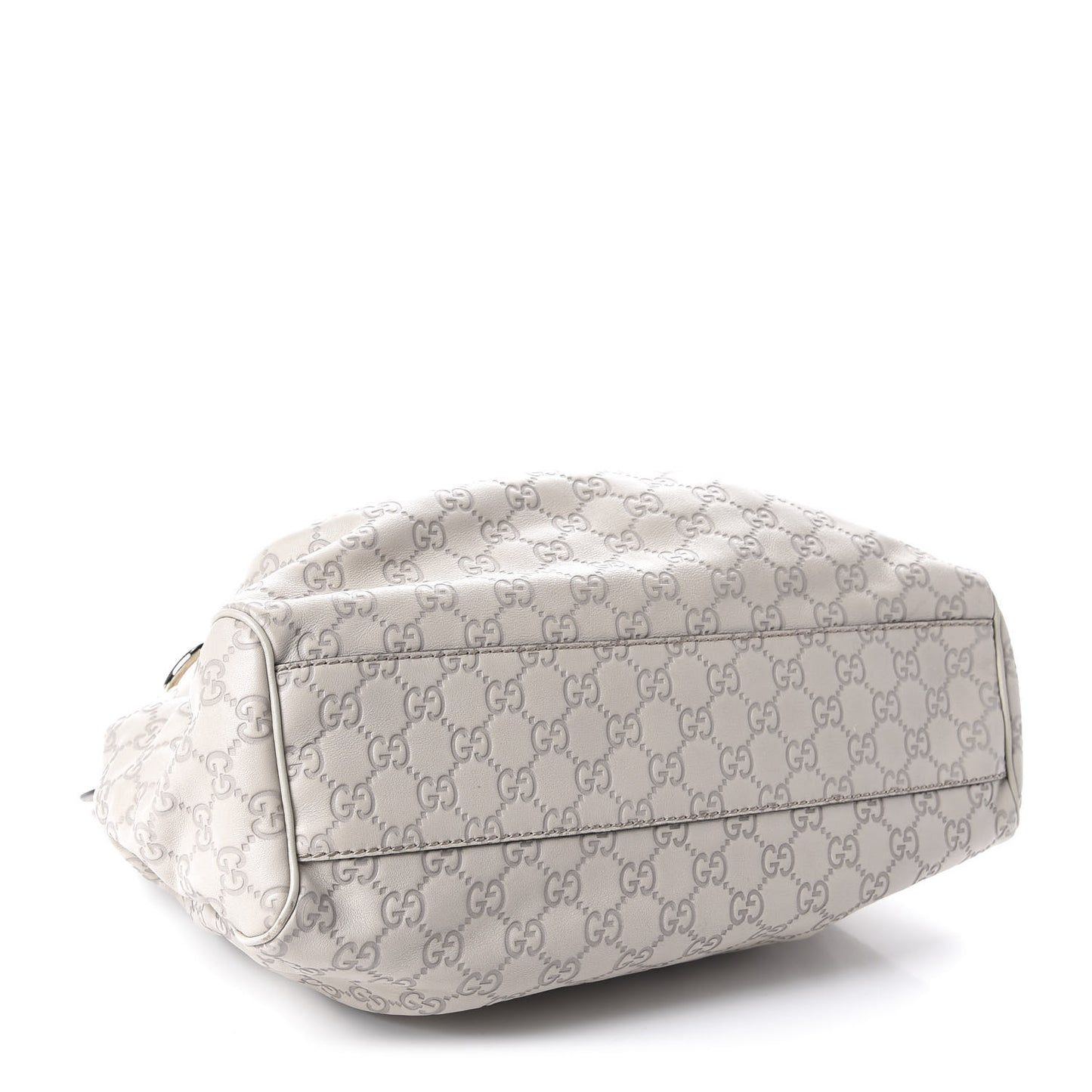 Guccissima Medium Sukey Tote Mystic White