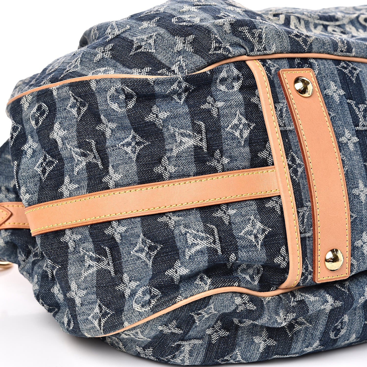 Louis Vuitton Denim Raye Cabas GM 9 of 13