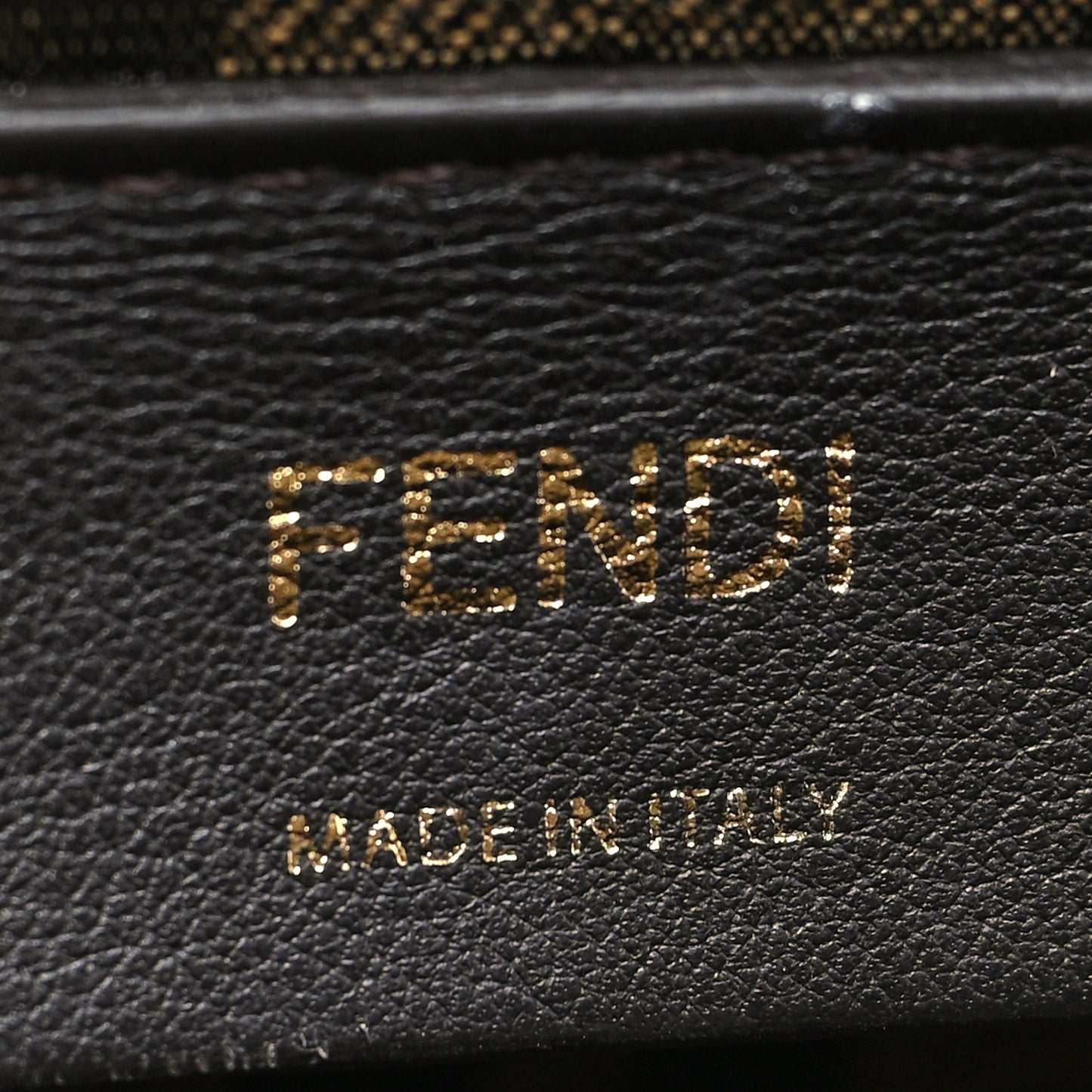 Shiny Nappa Medium Fendi First Ebano