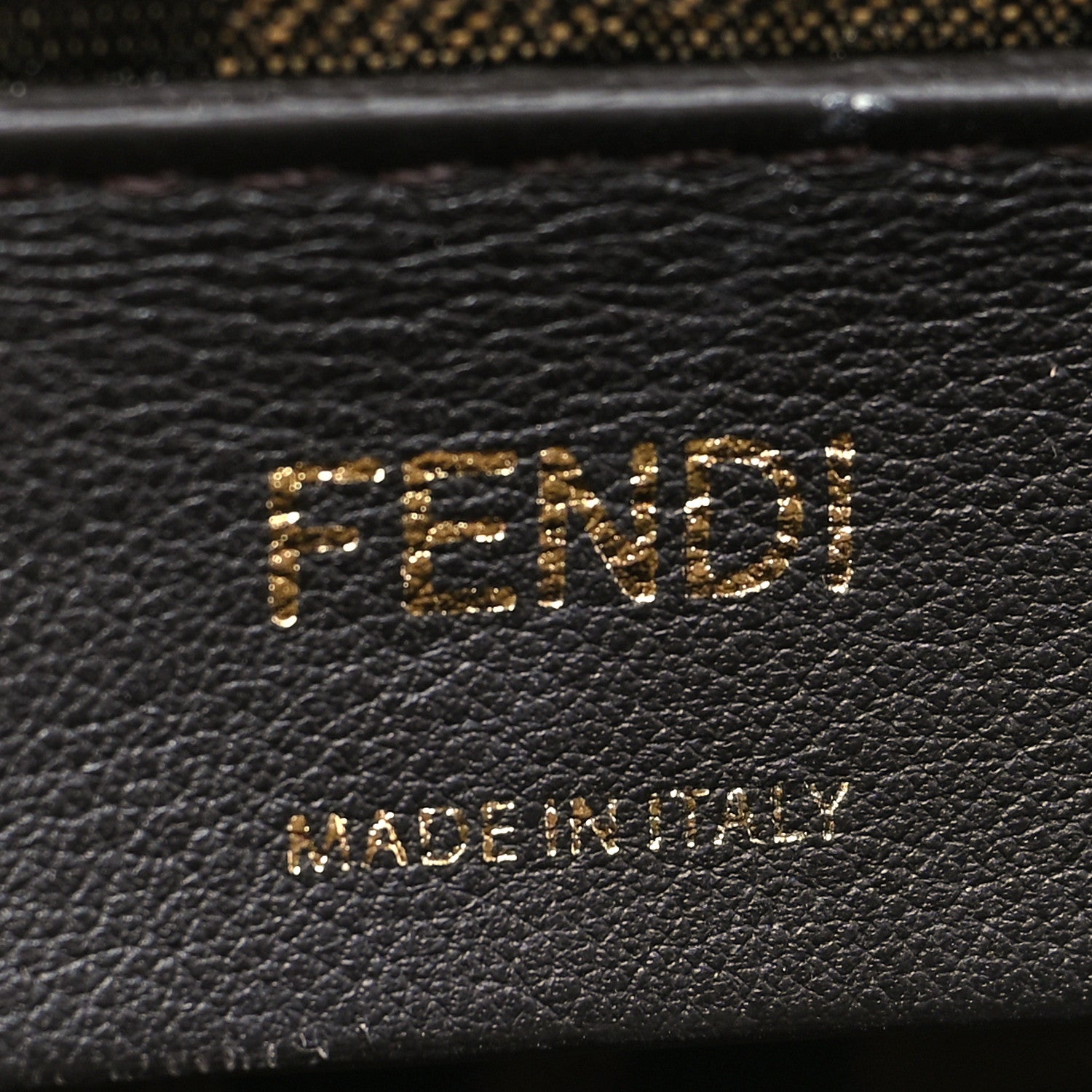 Fendi Shiny Nappa Medium Fendi First Ebano 6 of 11