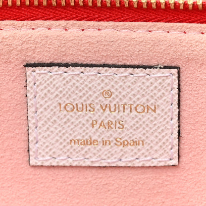 Louis Vuitton Monogram Giant Double Zip Pochette Rouge 7 of 14