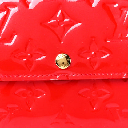 Louis Vuitton Vernis Sarah Wallet Rouge Grenadine 7 of 10