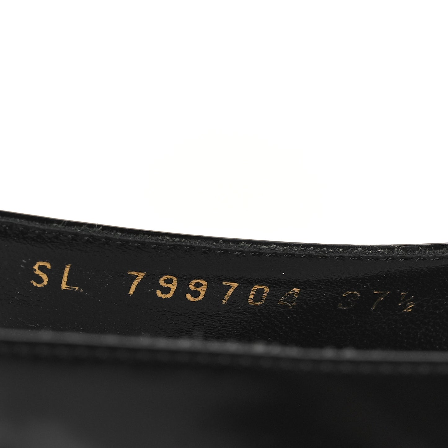 Glazed Calfskin Lee 75 Slingback Pumps 37.5 Black
