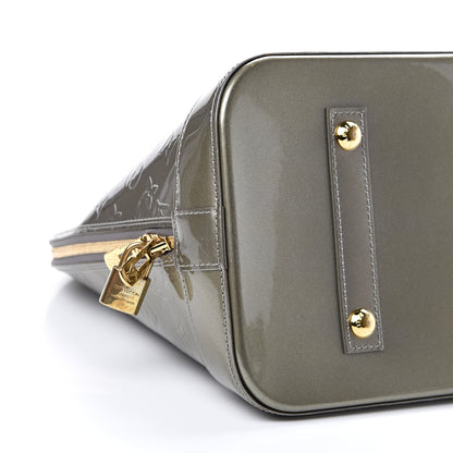 Louis Vuitton Vernis Alma GM Gris Art Deco 10 of 12