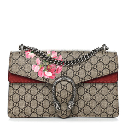 Gucci GG Supreme Monogram Blooms Small Dionysus Shoulder Bag Beige Multicolor Dry Rose 1 of 11