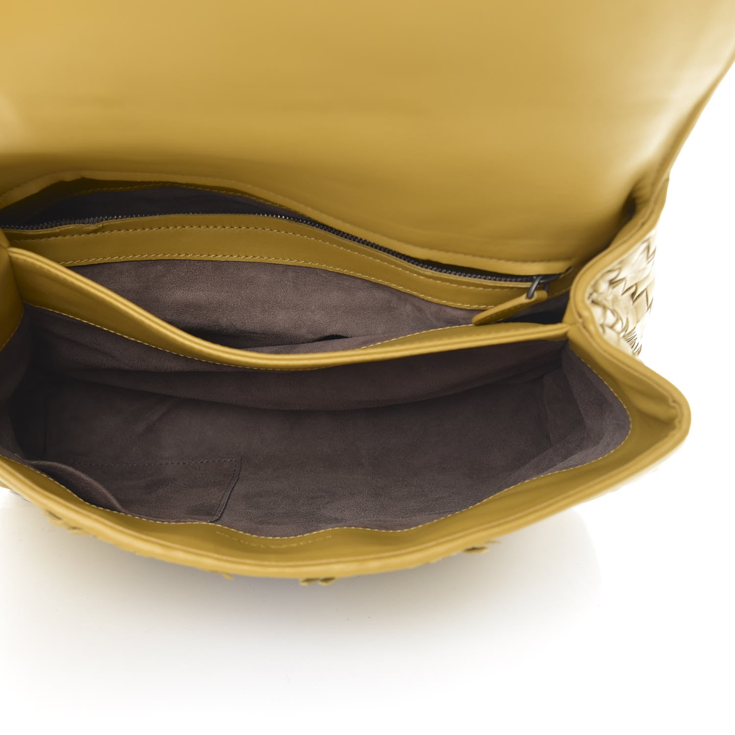 Bottega Veneta Nappa Ayers Intrecciato Top Handle Bag Moutarde 5 of 12