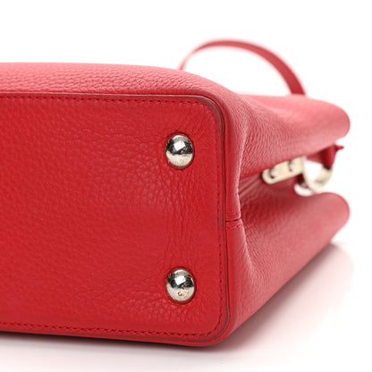 Louis Vuitton Taurillon Capucines BB Rubis 9 of 10