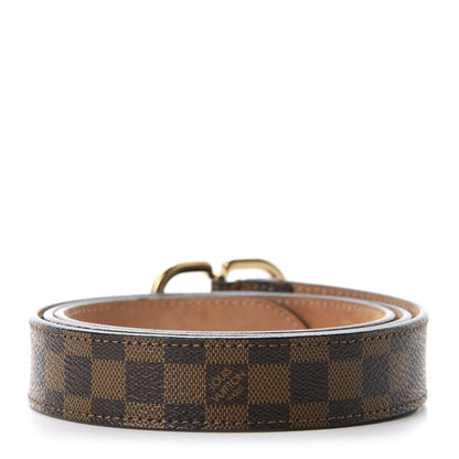 Louis Vuitton Damier Ebene Mini 25mm Belt 85 34 2 of 6