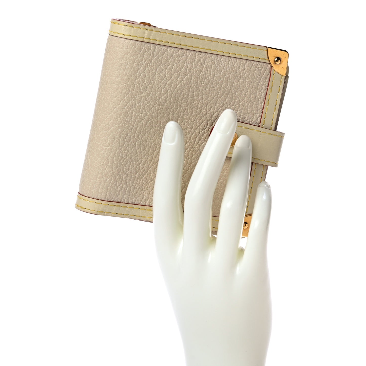 Suhali Compact Zipped Wallet White