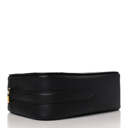Fendi Vitello Century F is Fendi Bi-Color FF 1974 Embossed Camera Case Maya Black 4 of 10