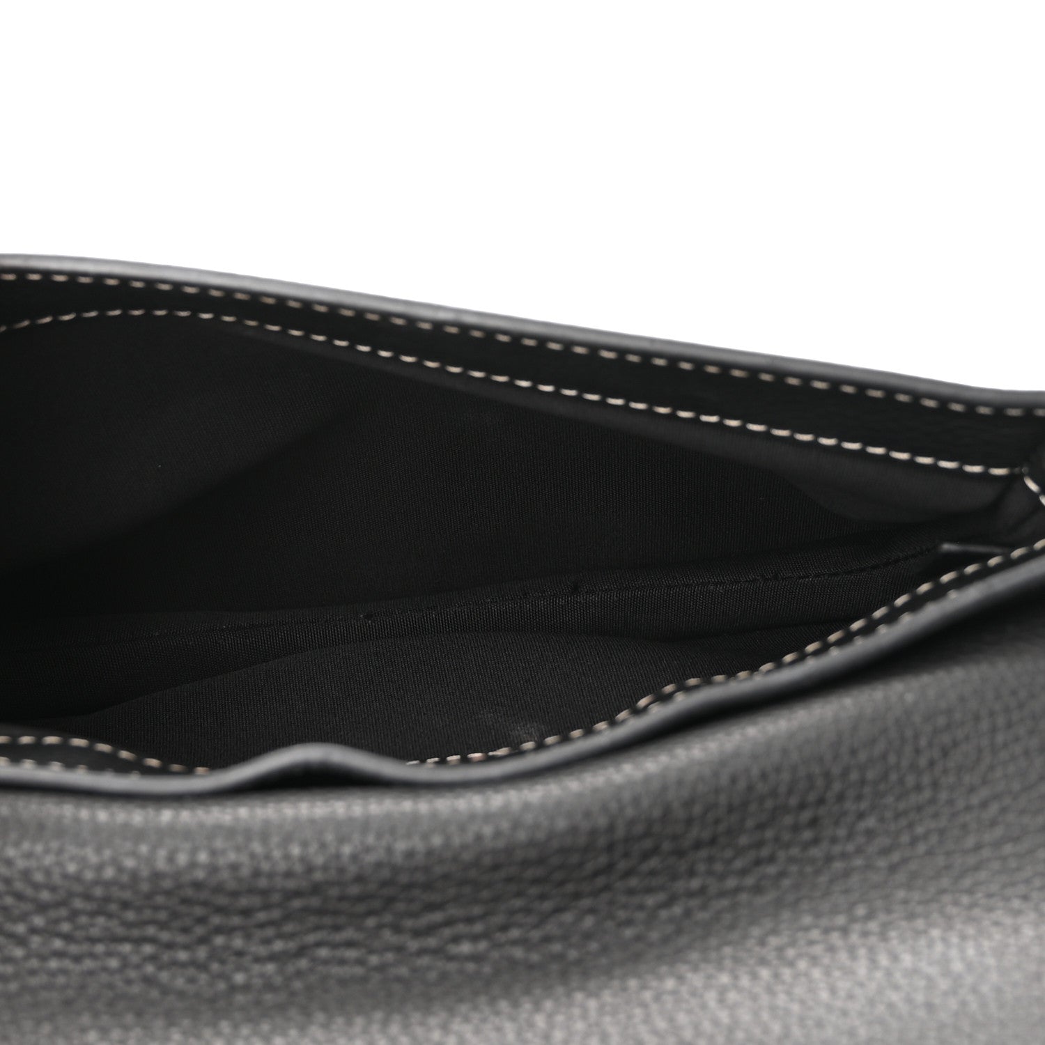 Christian Dior X KAWS Grained Calfskin Saddle Pouch Black 5 of 9