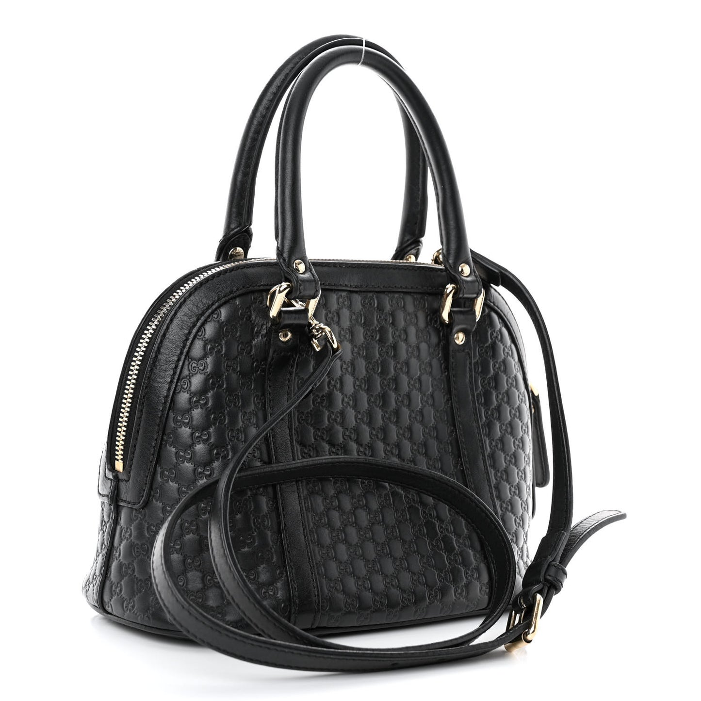 Microguccissima Mini Dome Bag Black