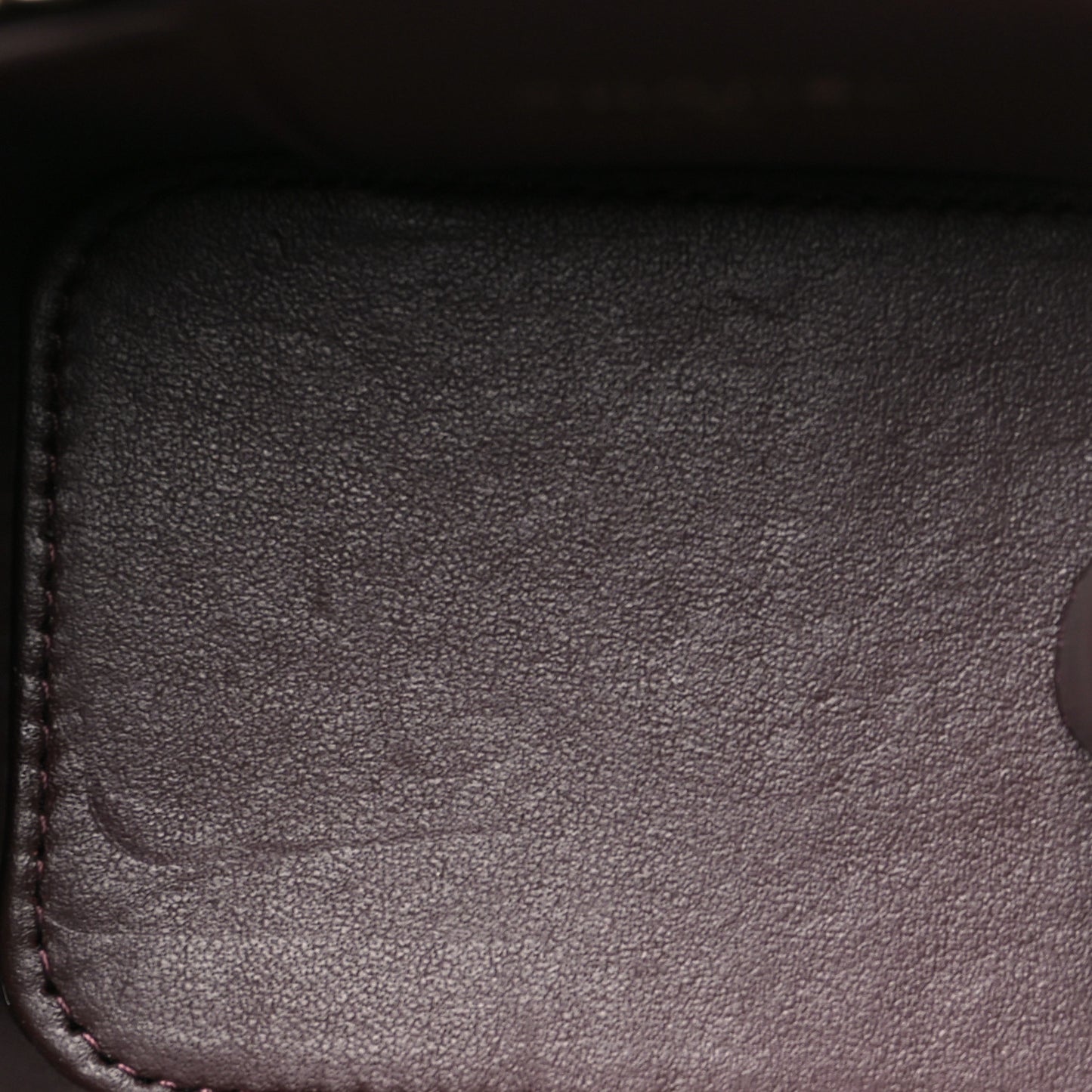 Caviar Quilted Mini Vanity Case With Chain Black