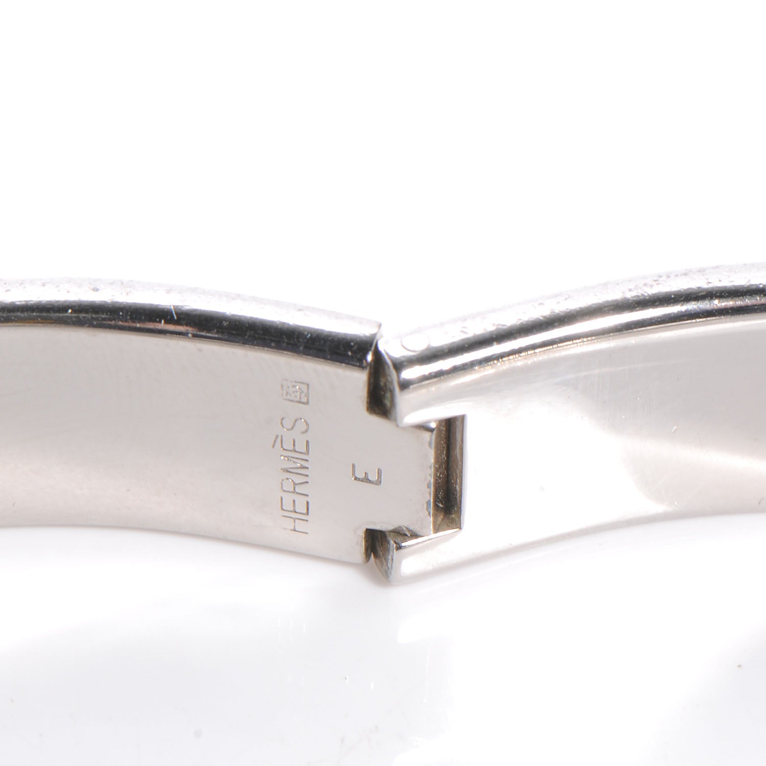 Hermes Narrow Enamel Clic Clac H Bracelet PM Red 3 of 4