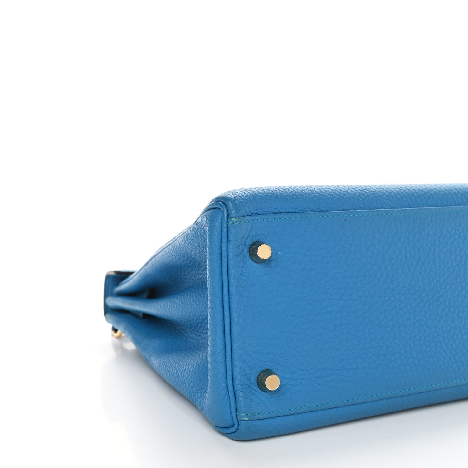 Hermes Taurillon Clemence Kelly Retourne 28 Bleu Zanzibar 7 of 9