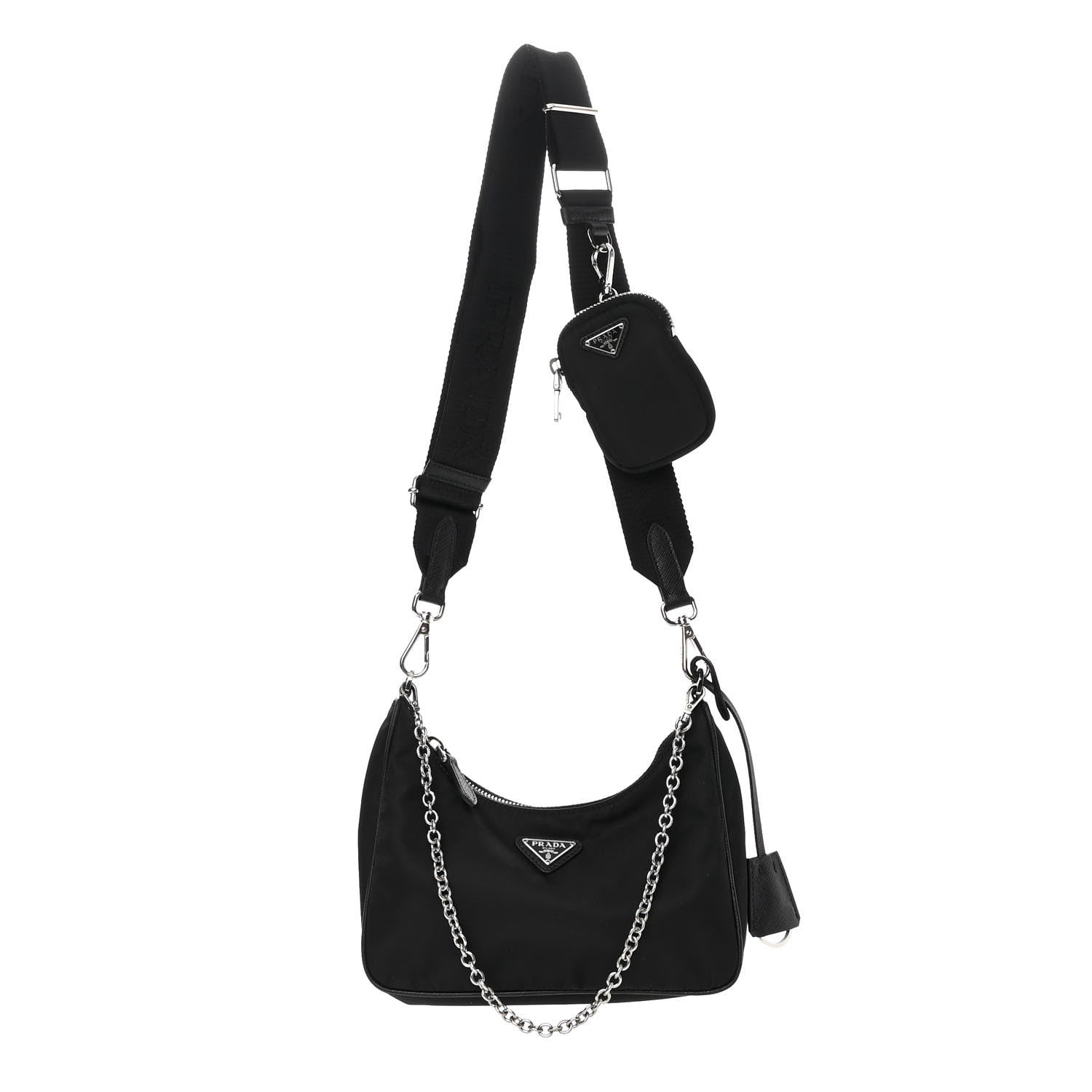 Prada Nylon Re-Edition 2005 Shoulder Bag Black 1 of 14