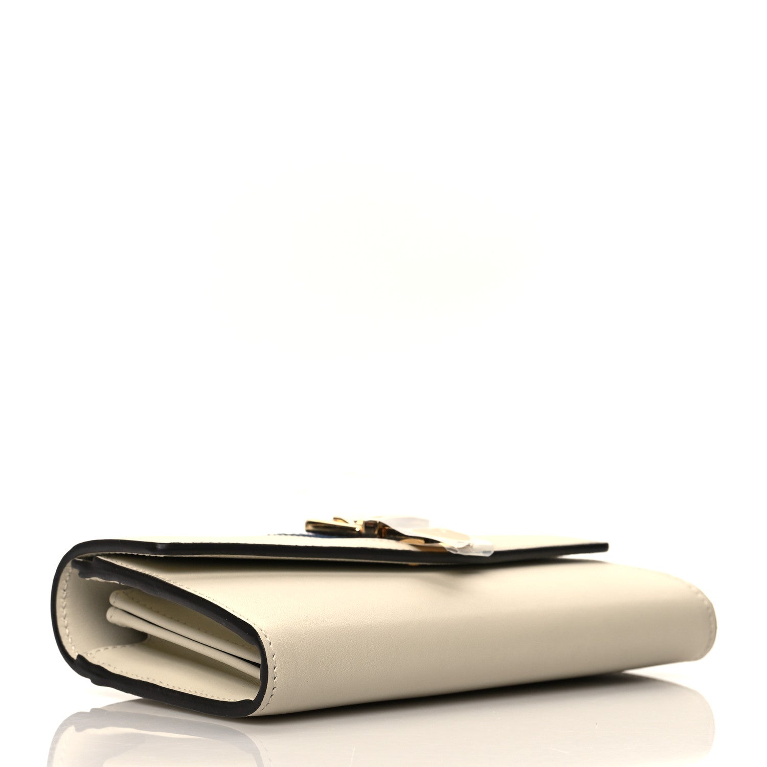 Gucci Calfskin Sylvie Continental Wallet White 4 of 9