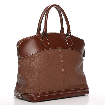 Louis Vuitton Suhali Lockit MM Sienne 3 of 7