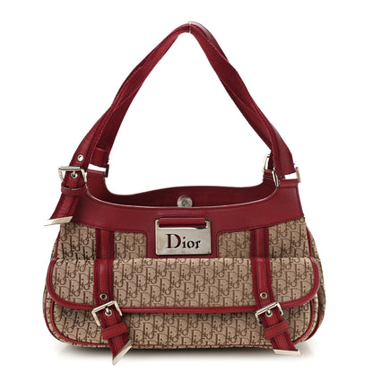 Christian Dior Monogram Tote Red 1 of 12