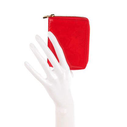 Louis Vuitton Vernis Broome Zip Wallet Rouge 4 of 16