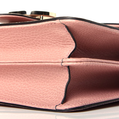 Gucci Dollar Calfskin Small Interlocking G Shoulder Bag Soft Pink 9 of 10