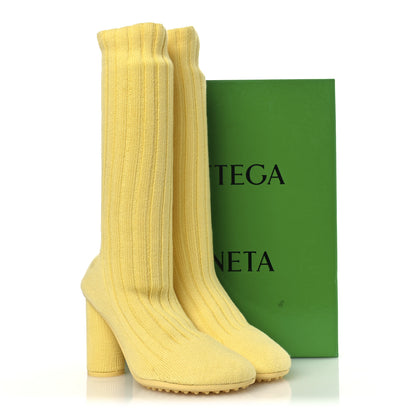 Bottega Veneta Cotton Knit Atomic Boots 40 Lemonade 11 of 11