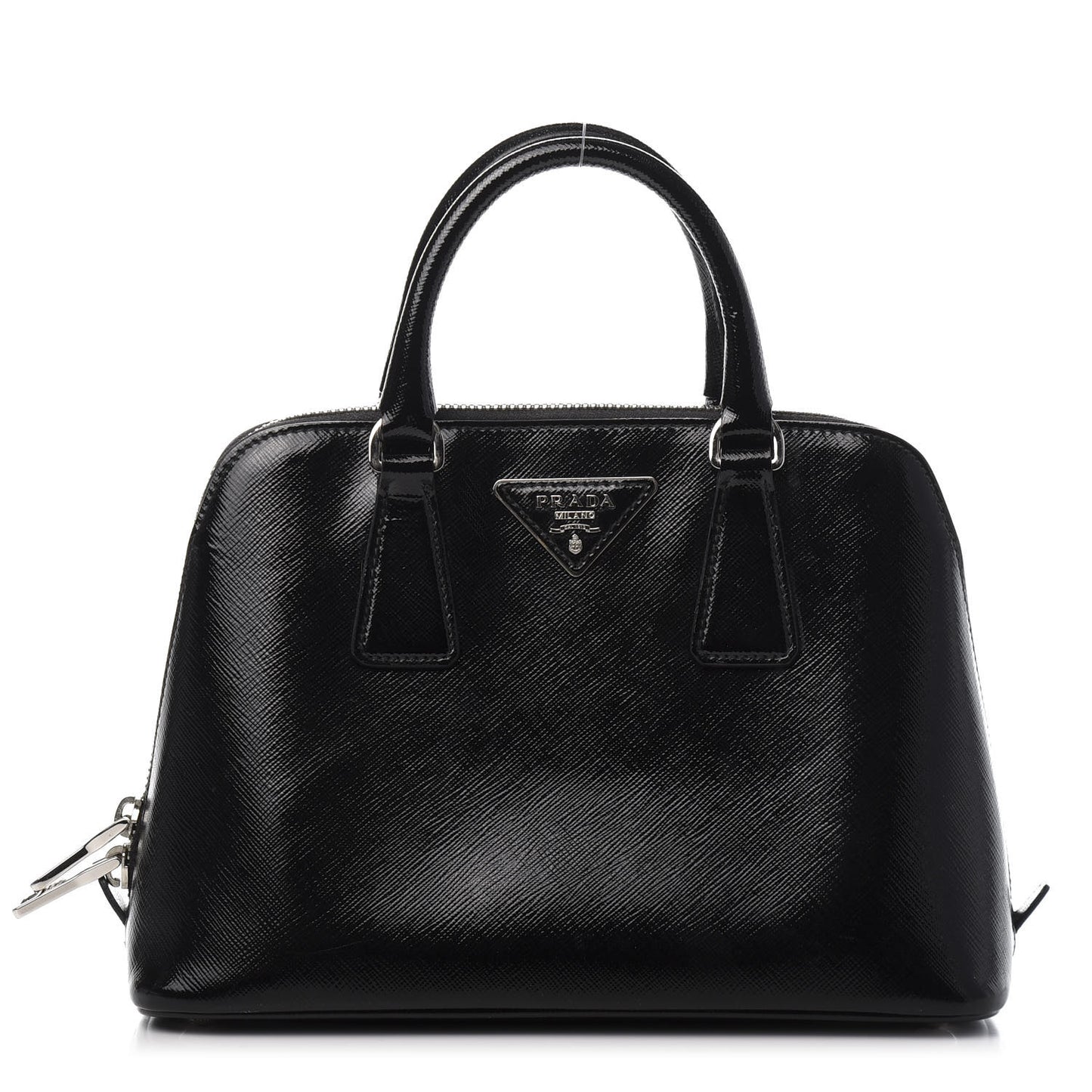 Saffiano Vernice Small Promenade Tote Black