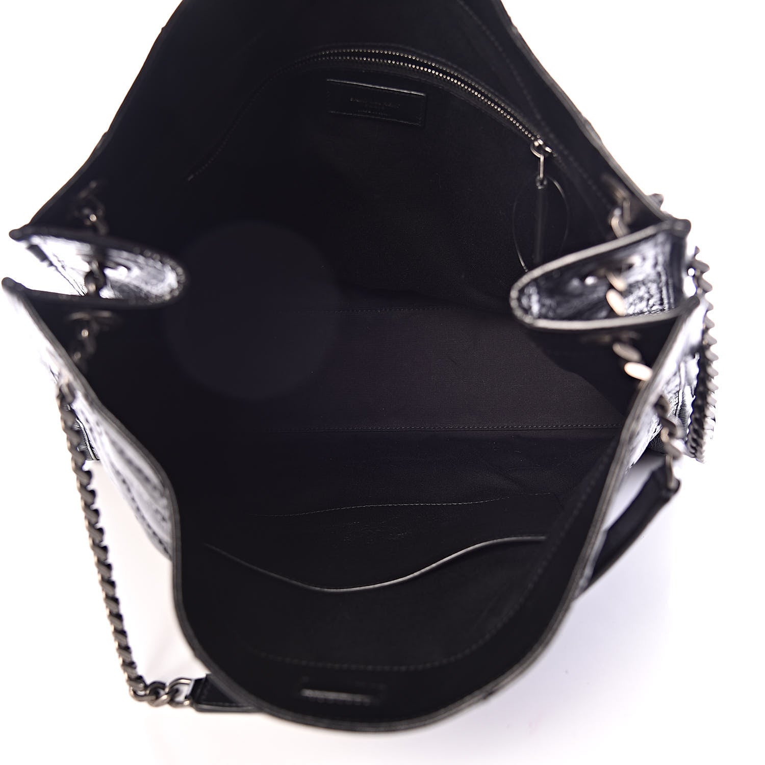 Saint Laurent Crinkled Calfskin Matelasse Monogram Niki Shoulder Bag Black 5 of 9