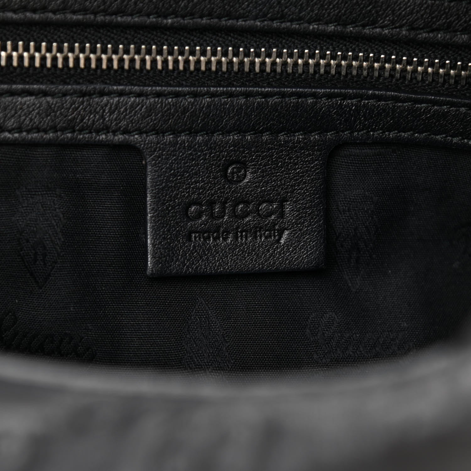 Gucci Guccissima Large GG Twins Hobo Black 6 of 9