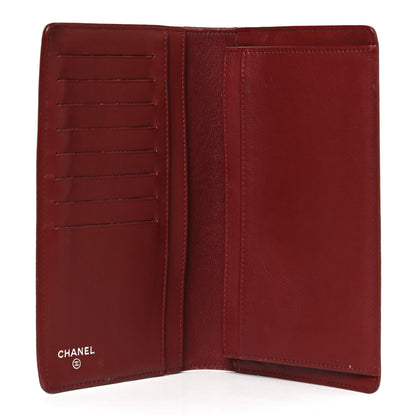 Chanel Caviar Timeless CC Yen Wallet Red 5 of 10