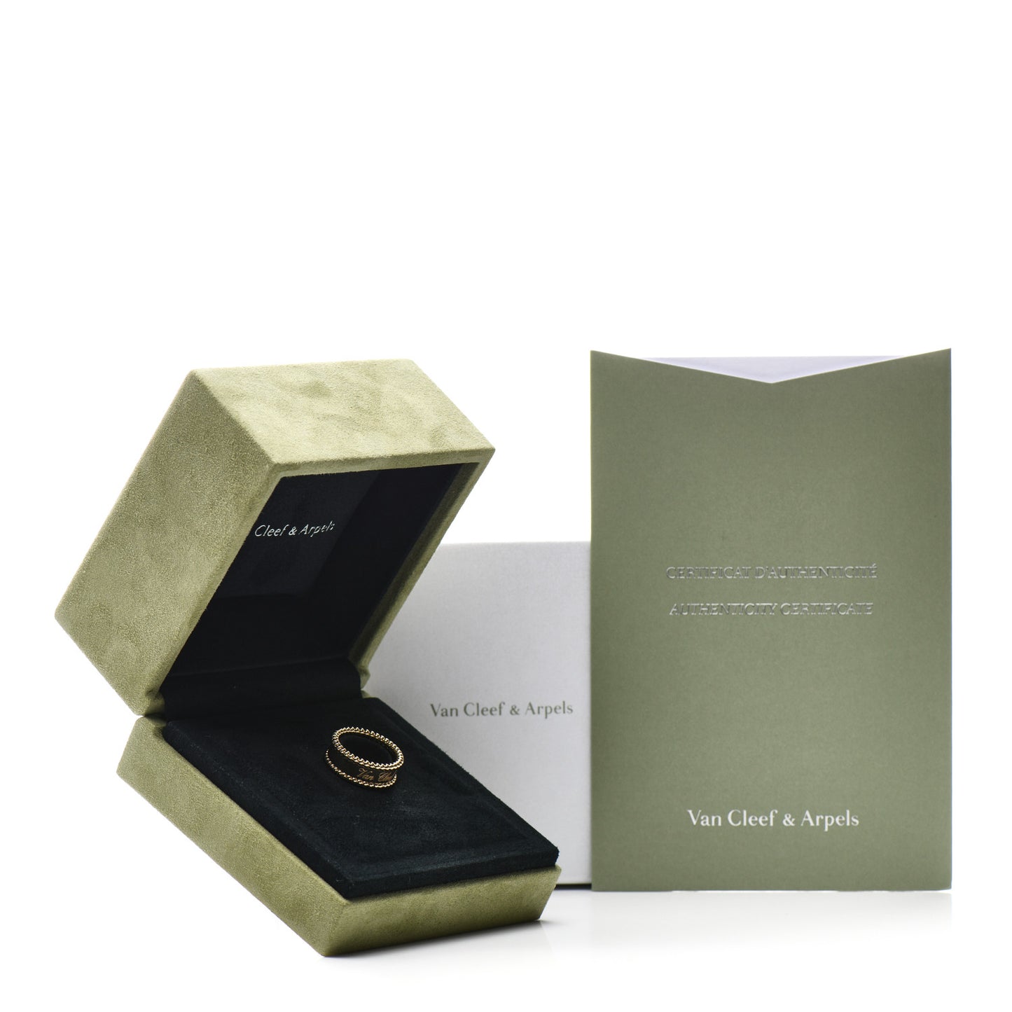 18K Yellow Gold Perlee Signature Ring 53 6.5