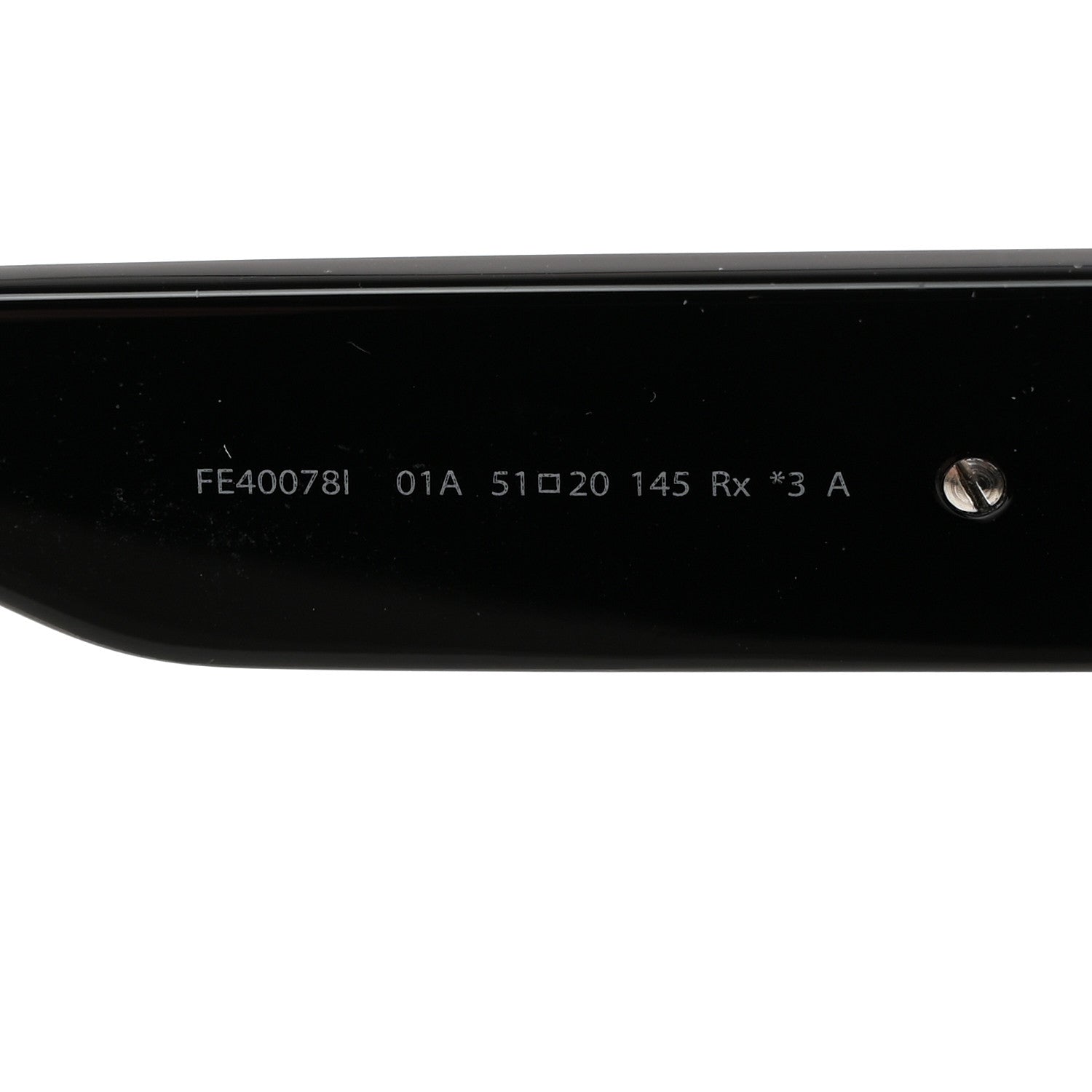 Fendi Acetate Fendigraphy Square Sunglasses FE40078I Black 5 of 7