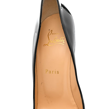 Christian Louboutin Patent Pigalle Follies 100 Pumps 38 Black 6 of 9