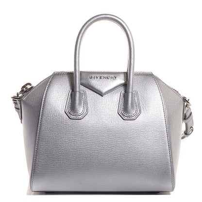 Givenchy Sugar Goatskin Mini Antigona Silver 1 of 12