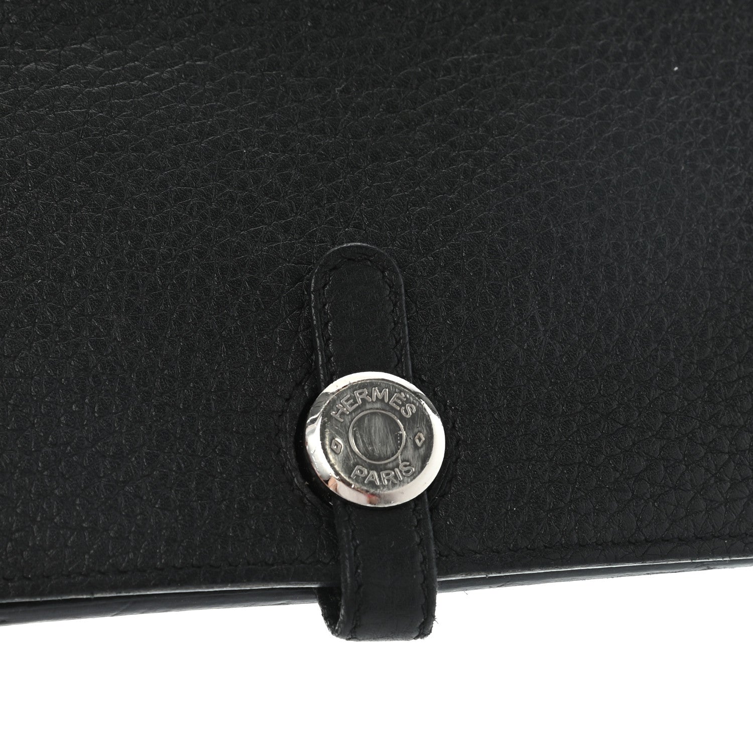Hermes Togo Dogon Duo Wallet Black 6 of 11