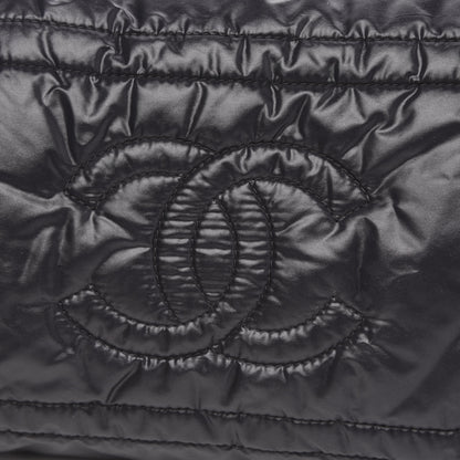 Chanel Nylon Quilted Coco Cocoon Reversible Tote Black 10 of 10