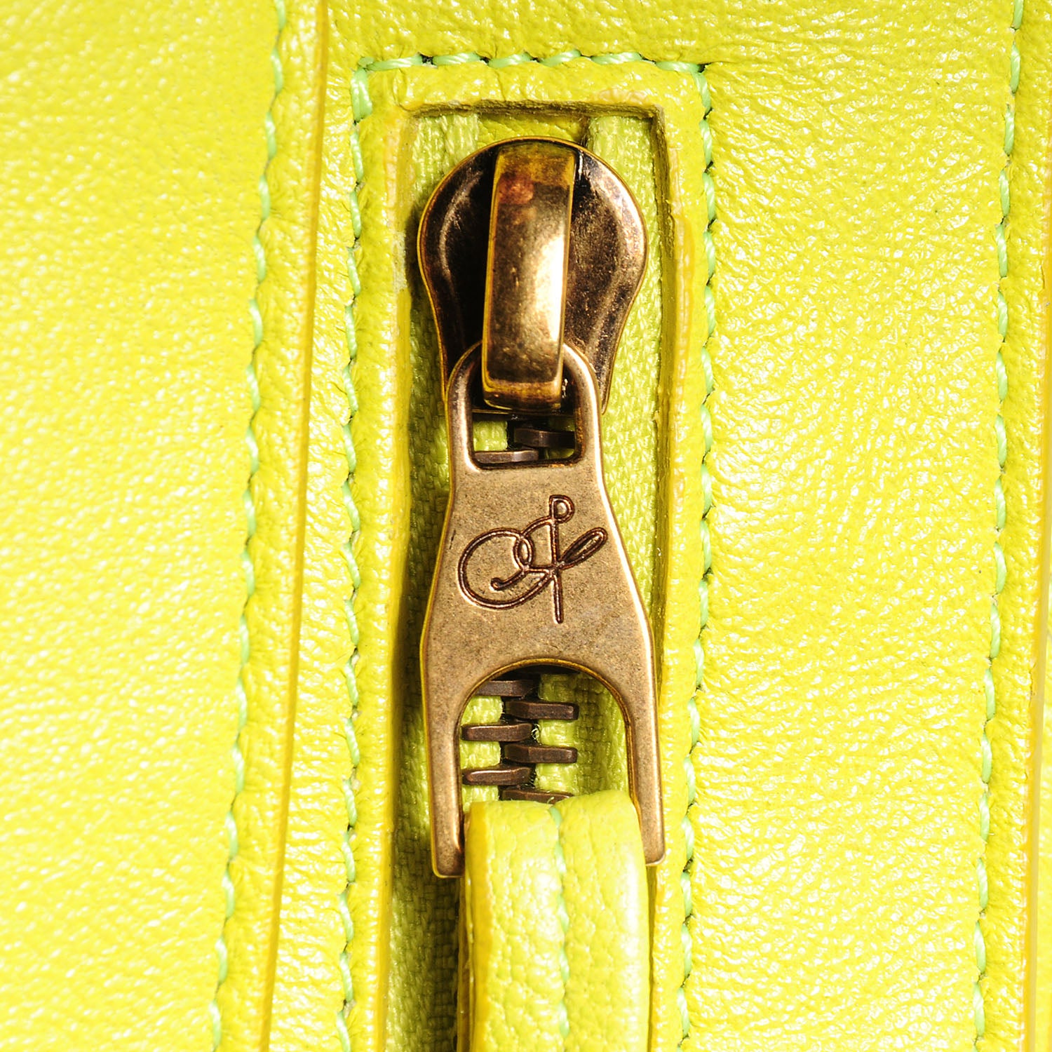 Proenza Schouler Lambskin PS1 Medium Satchel Lemon 6 of 14
