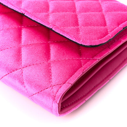 Versace Velvet Quilted Medusa Wallet On Chain Pink 10 of 10
