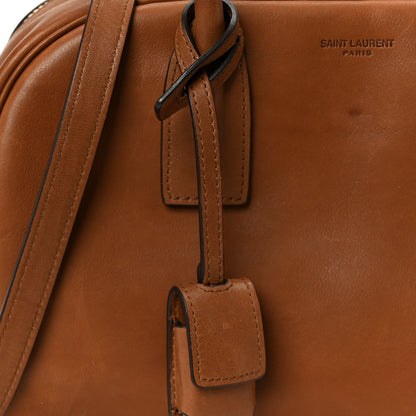 Saint Laurent Calfskin Small Sac De Jour Boston Handle Toasted Brown 9 of 11