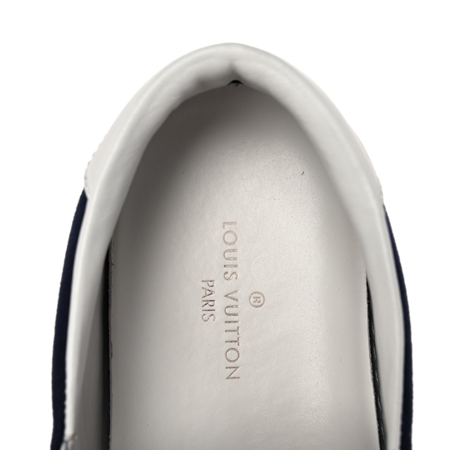 Louis Vuitton Savane Monogram Trocadero Slip On Sneakers 6 Encre 8 of 9
