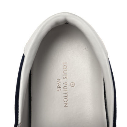 Louis Vuitton Savane Monogram Trocadero Slip On Sneakers 6 Encre 8 of 9