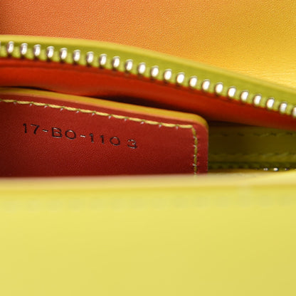 Christian Dior Box Calfskin Gradient Small Diorissimo Yellow Orange 8 of 9