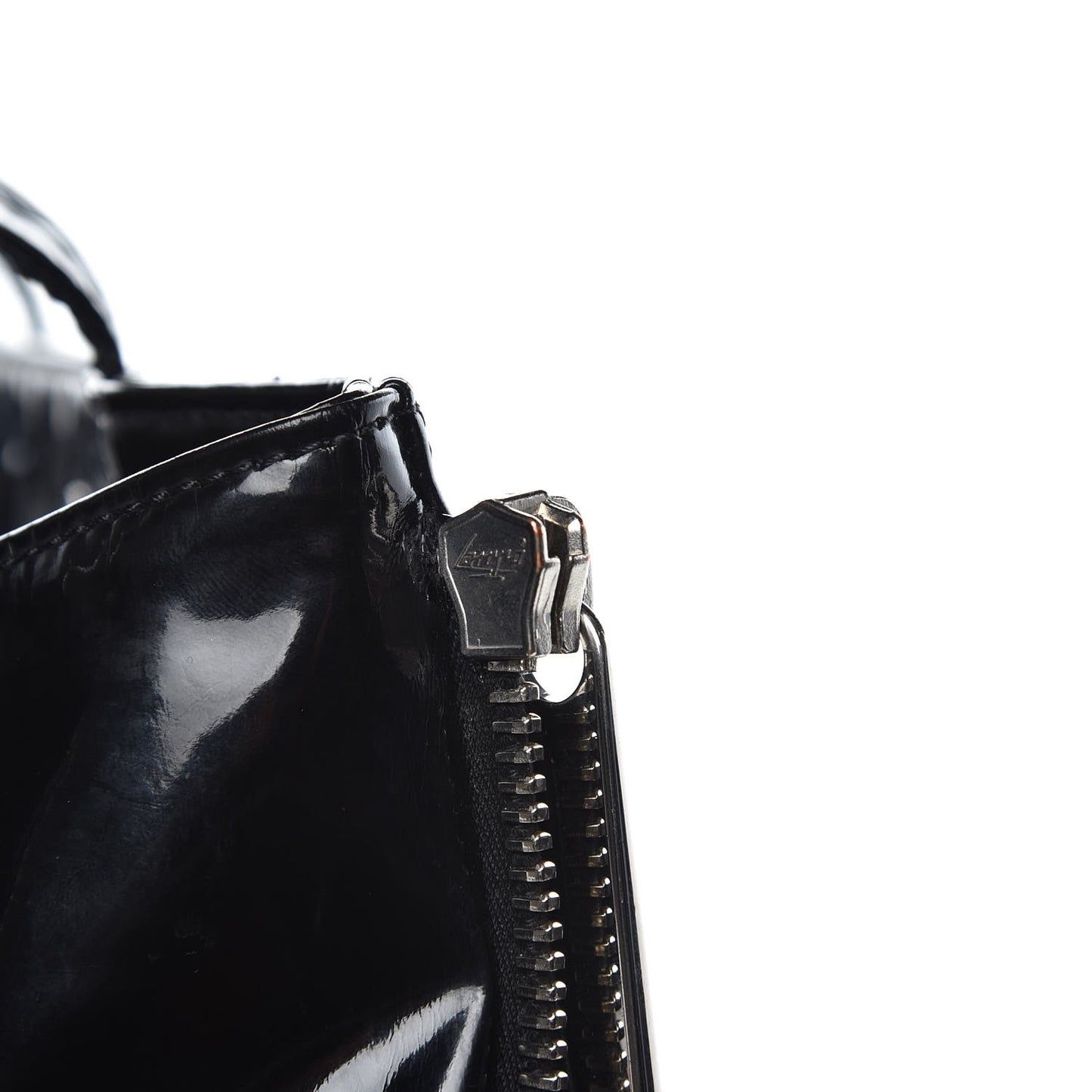 Vinyl Quilted CC Small Expandable Tote Black