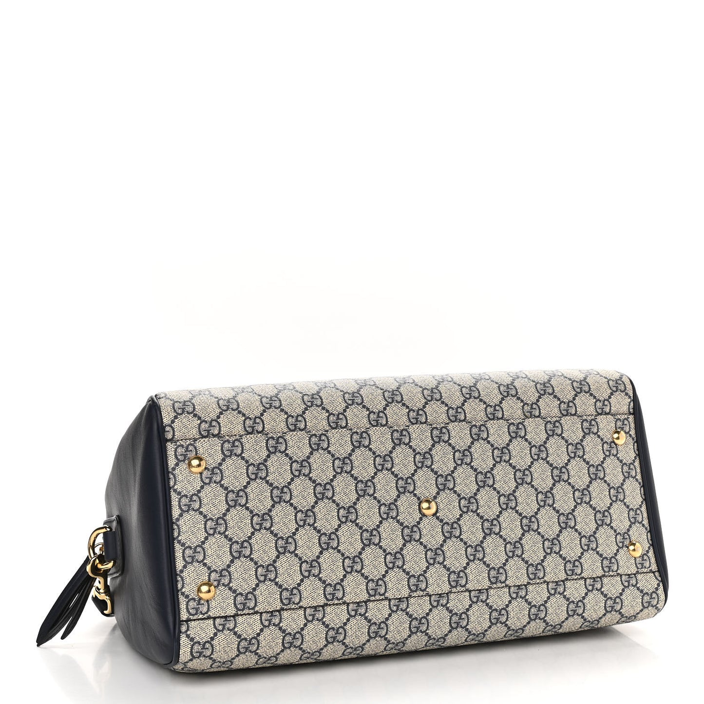 GG Supreme Monogram Medium Boston Beige Blue