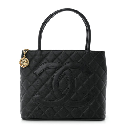 Chanel Caviar Quilted Medallion Tote Black 1 of 11