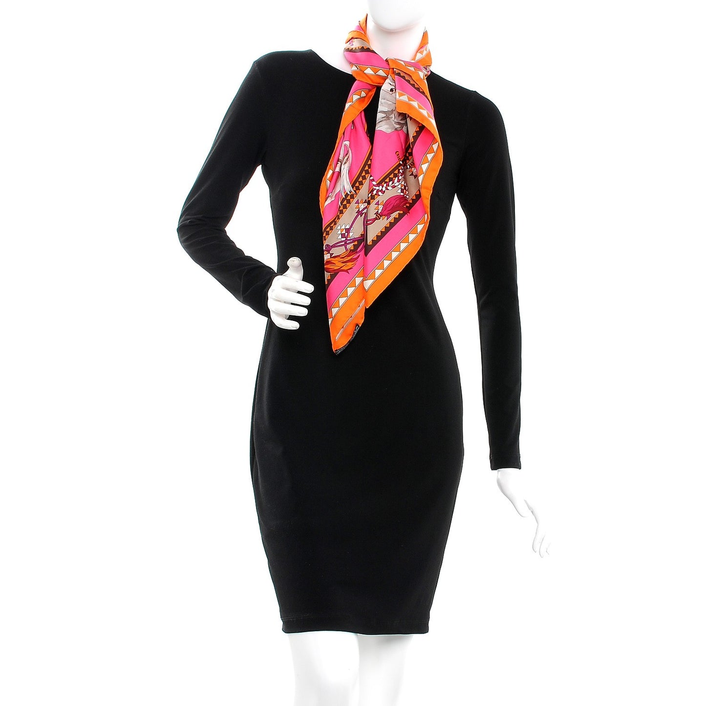 Silk Les Chevaux Qataris Scarf 90